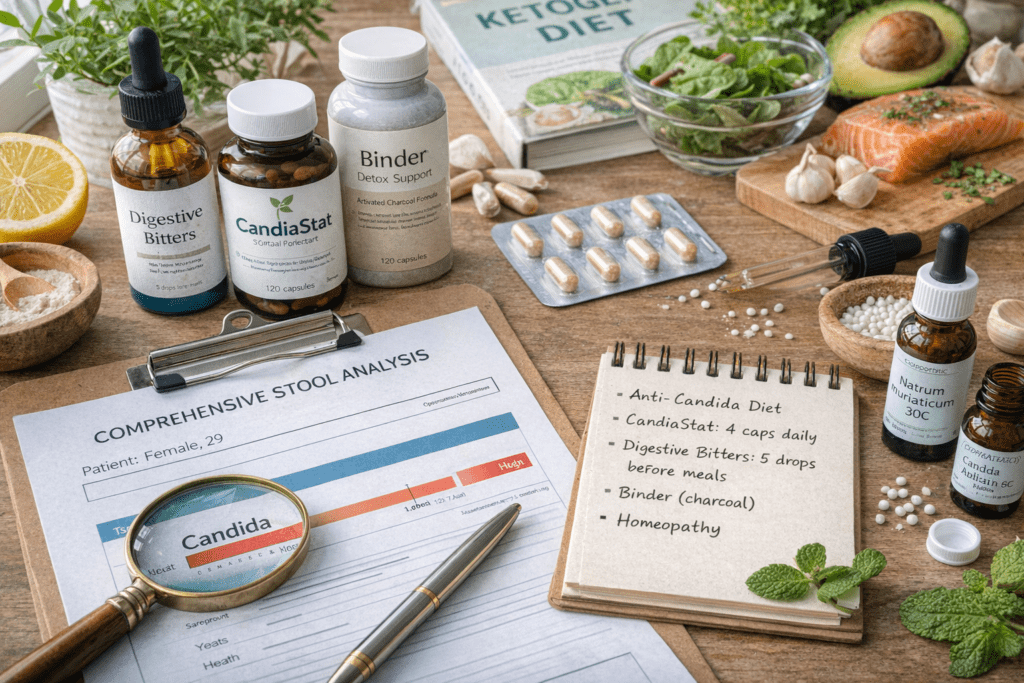 Treatment for Candida Rash and Dysbiosis