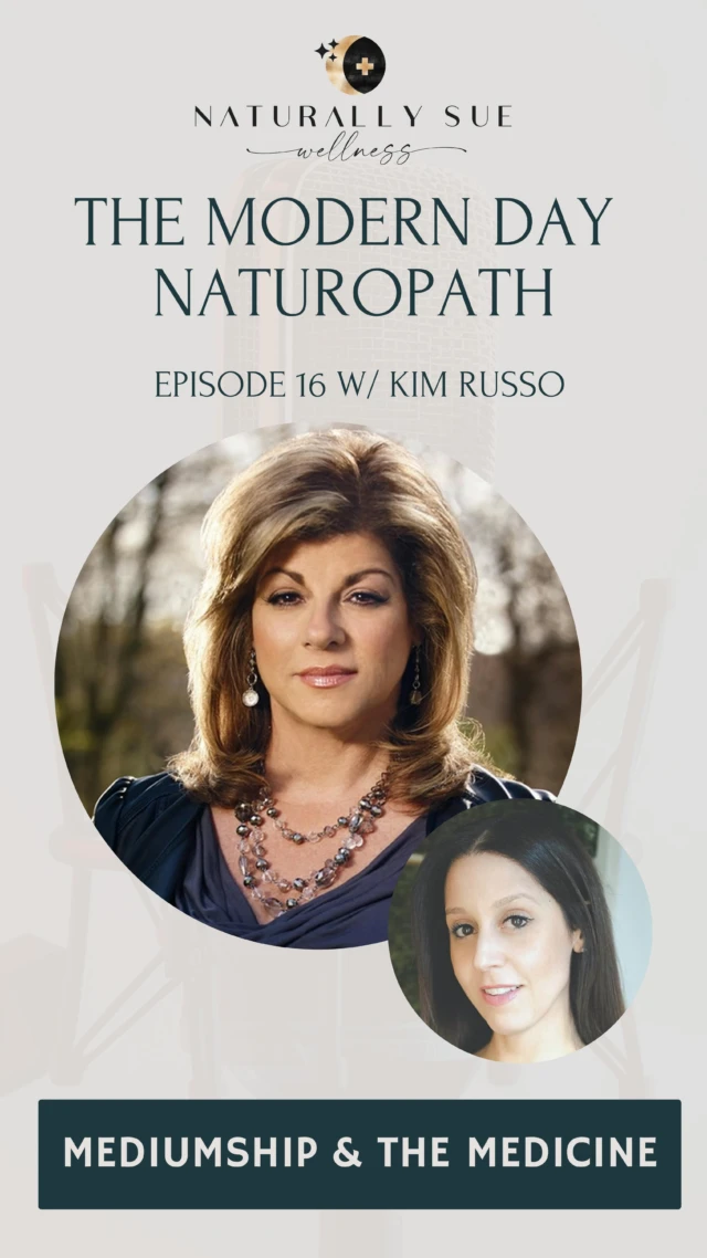 💫 I had the absolute pleasure of sitting with @kimrussomedium on my podcast @dr.susan “The Modern Day Naturopath.” 

Kim shares comforting insight by reminding us that unseen forces are pulling for humanity more than ever! 

💕Even when things feel chaotic (and they feel VERY chaotic right now!) and we find ourselves in sympathetic dominance aka “fight or flight”...the higher power is still working behind the scenes for us.

Tune into the full podcast by commenting PODCAST and we will send you the link!

XO,
Dr. Sue + Kim
www.naturallysue.com 
www.kimthehappymedium.com